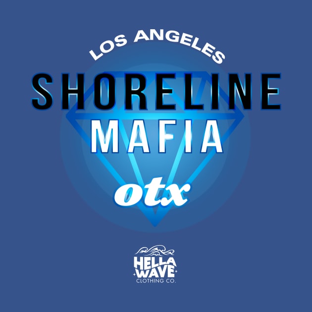 Shoreline Mafia OTX Diamond T-Shirt by Hella Wave 2021 by HELLA WAVE