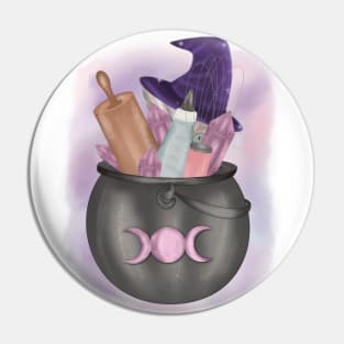 Kitchen Witch Cat Pin