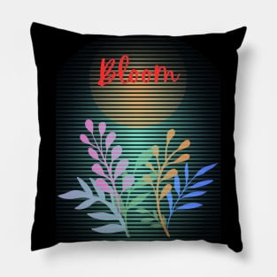 Abstract sun, flower, bloom Pillow