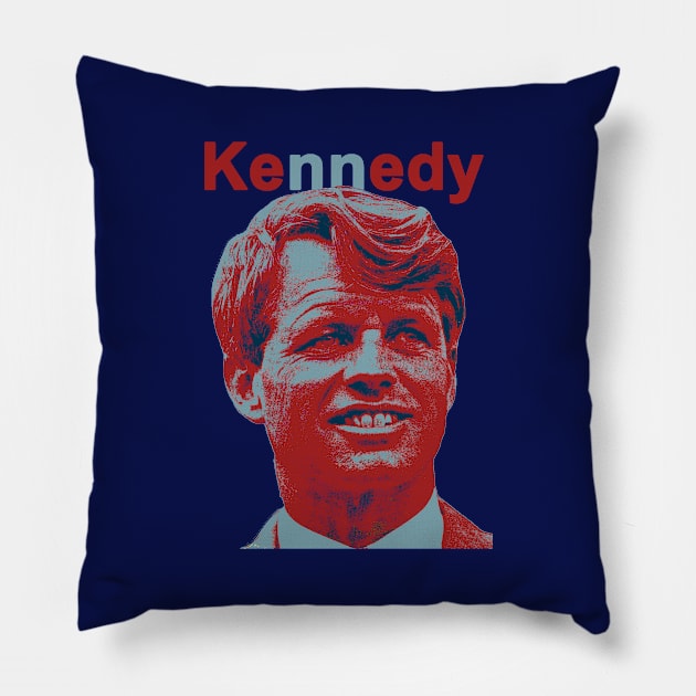 Robert F Kennedy Pillow by Historia