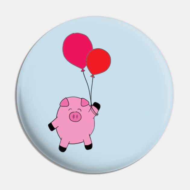 When Pigs Fly Pin by alisadesigns