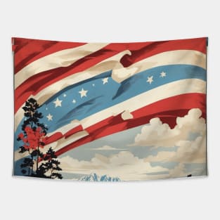 North Carolina United States of America Tourism Vintage Tapestry