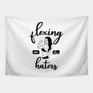 Women fitness gym Tapestry