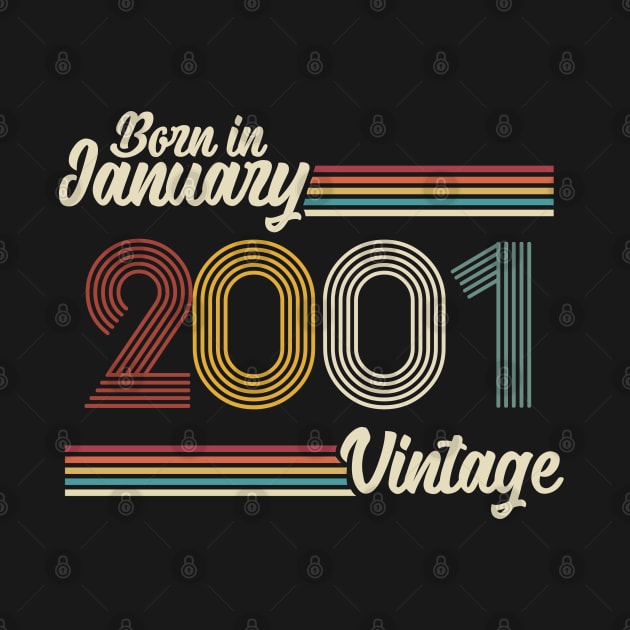 Vintage Born in January 2021 by Jokowow