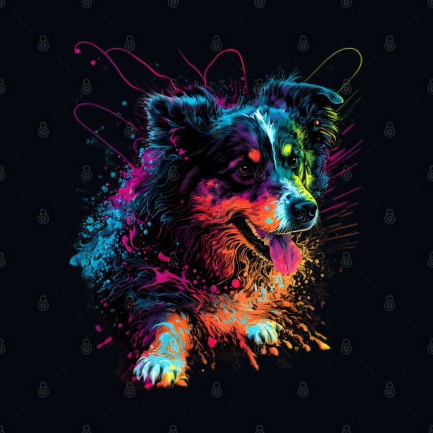 Totally Awesome 80s Dog by Fuggity