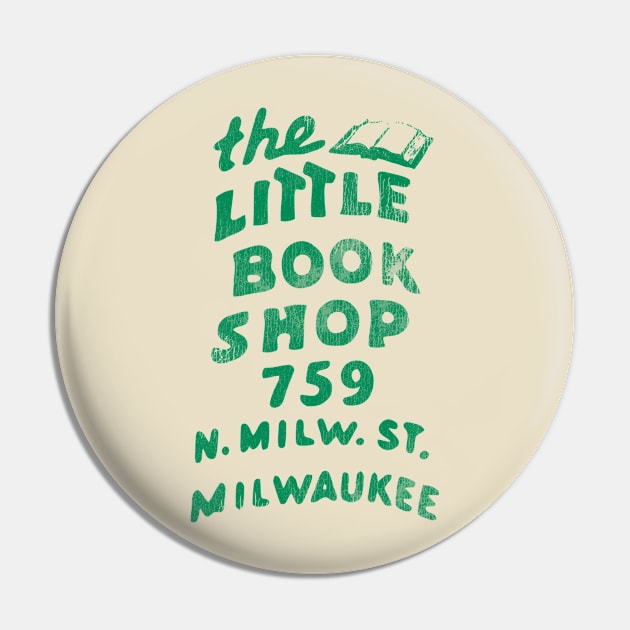Defunct The Little Book Shop Milwaukee WI Pin by darklordpug