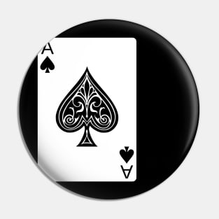 Ace of spades Pin