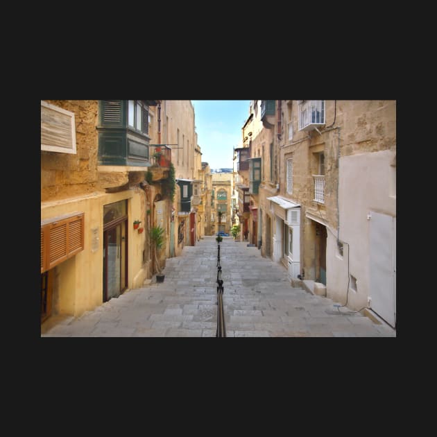 Old Street, Valletta, Malta by Carole-Anne