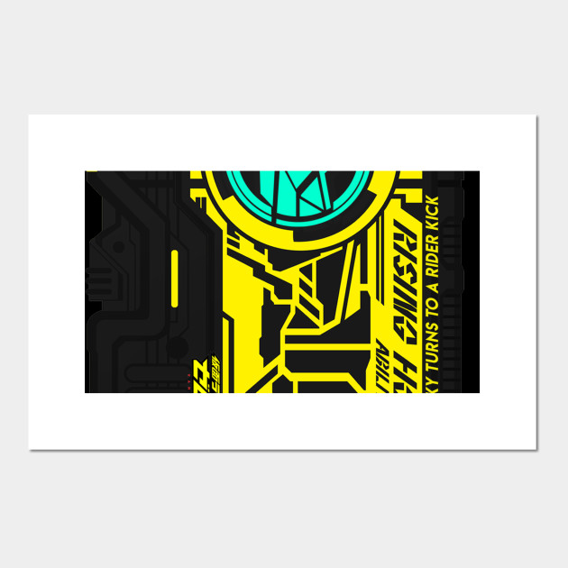 Kamen Rider Zero One Progrise Key Rising Hopper Kamen Rider Zero One Rising Hopper Posters And Art Prints Teepublic