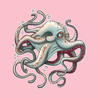 Reva Prisma octopus emoji T-Shirt