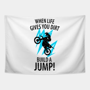 Motocross Biker Freestyle Stunt Tapestry