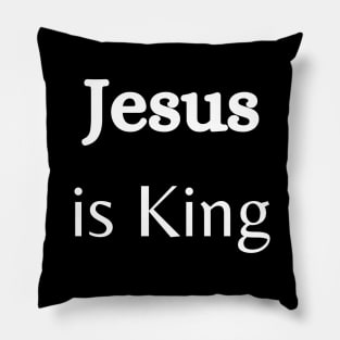 Jesus is King Pillow