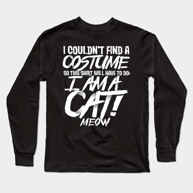 Halloween Black Cat Gift Costume Trick Treat Meow Haunted I