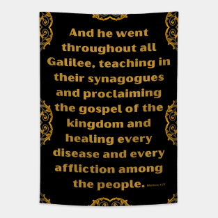 Matthew 4:23 Tapestry