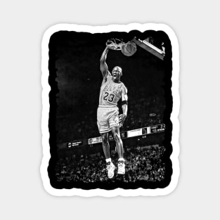 Michael Jordan Dunks Magnet