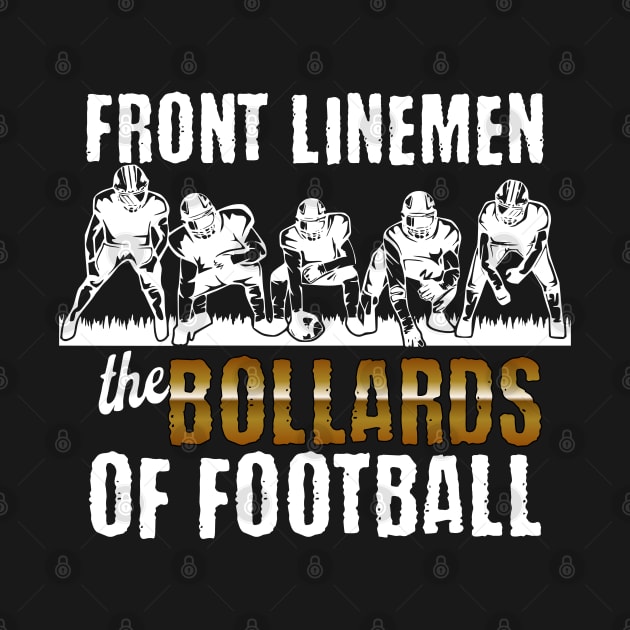 Front Linemen, The Bollards of Football by Luxinda