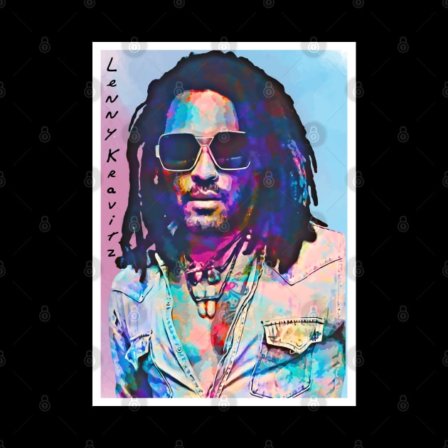 Poster Art Lenny Kravitz by Next And Stop