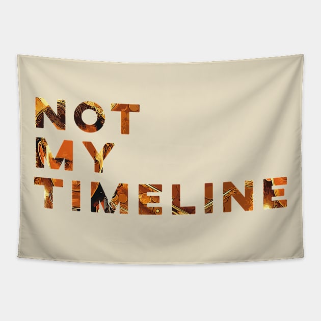 Not My Timeline Tapestry by clownescape