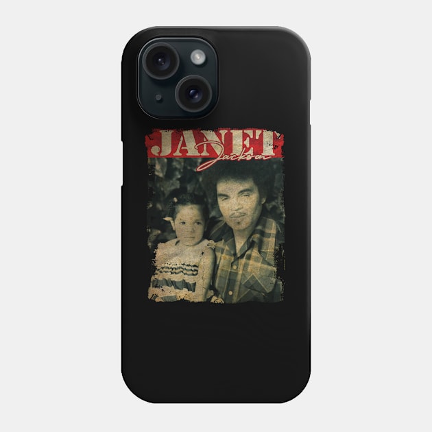 TEXTURE ART- JANET JACKSON 70S 6 Phone Case by ZiziVintage