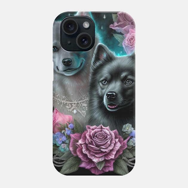 Schipperke Love Phone Case by Enchanted Reverie