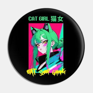 Cat Girl Pin