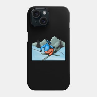 Cool ski jumper Phone Case