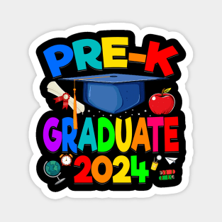 Preschool Graduation 2024 Pre-k Graduate Kids Boys Girls Magnet