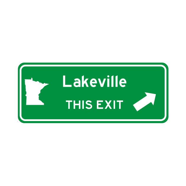 Lakeville, Minnesota Highway Exit Sign by Starbase79