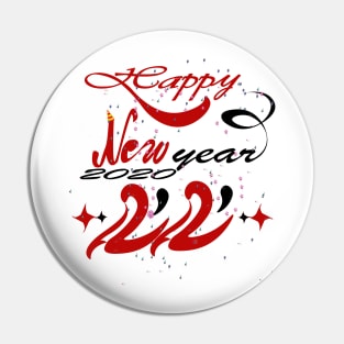 Happy New Year 2020 Pin