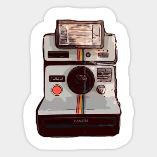 Polaroid Camera Sticker, Dreamy Polaroid Sticker, Cute Purple Vinyl Sticker,  Purple Camera Dog Sticker, Kawaii Camera Sticker, Lucky Charm 