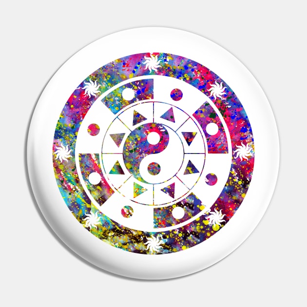 Mandala Pin by erzebeth