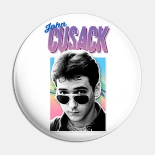 John Cusack -  80s Styled Retro Nostalgia Graphic Design Pin