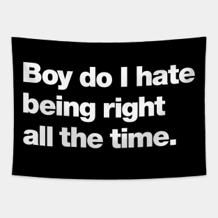 Boy do I hate being right all the time. Tapestry