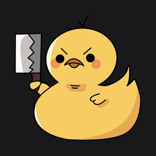 Angry gummy duck with knife! T-Shirt