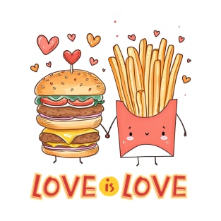 Love is Love: Fast Food Junkie Tee T-Shirt