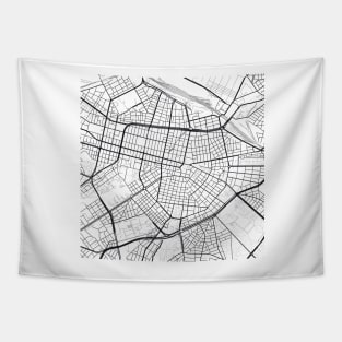 Sofia Map City Map Poster Black and White, USA Gift Printable, Modern Map Decor for Office Home Living Room, Map Art, Map Gifts Tapestry