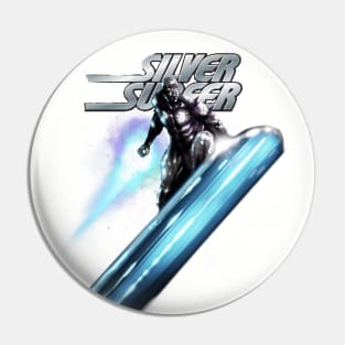 Silver Surf line Pin