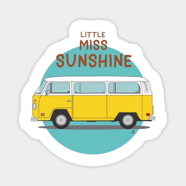 A good movie: little miss sunshine Magnet by atizadorgris