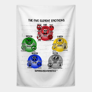 The Five Element Emotions Banner Tapestry