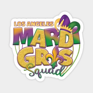 Los Angeles Mardi Gras Magnet