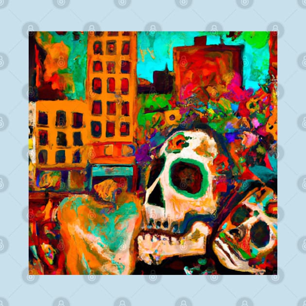 DAY OF THE DEAD SUGARSKULL4 by Art Unplugged