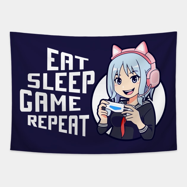 Gamer Girls Rule 3 Tapestry by machmigo