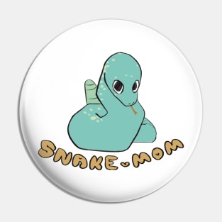 Full Time Snake Mom Pin