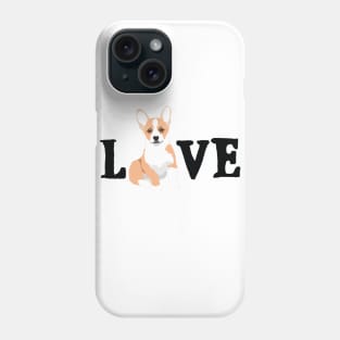 Pembroke Welsh Corgi Puppy LOVE Phone Case