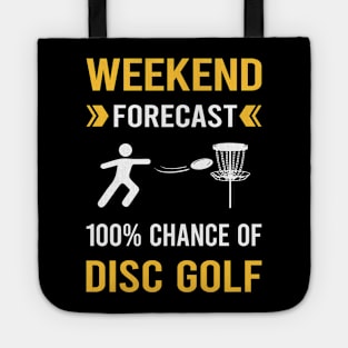 Weekend Forecast Disc Golf Tote