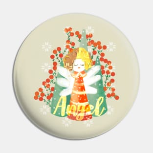 Christmas angel painting Pin