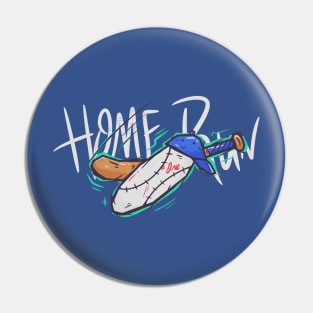 Baseball home run Pin