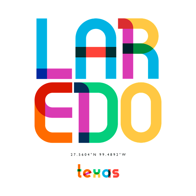 Laredo Texas Mid Century, Pop Art, by Hashtagified