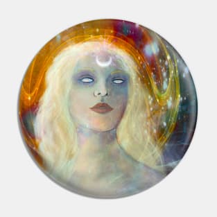 Artemis, Moon Goddess Pin