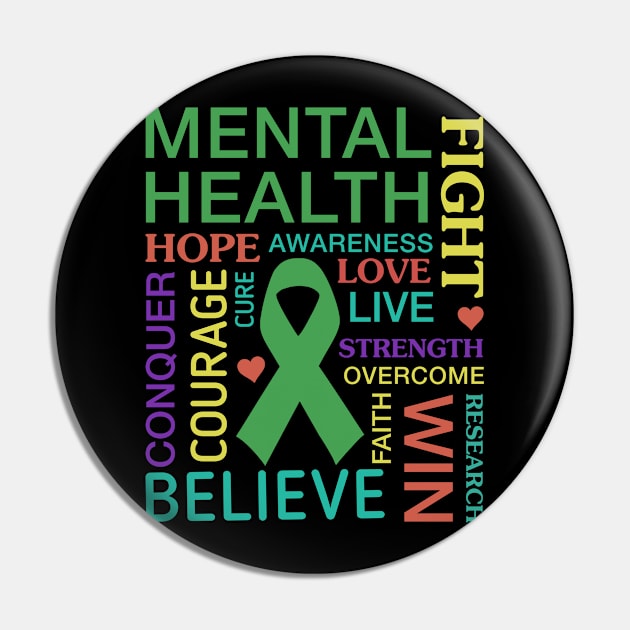 Mental Health Awareness Month Pin by Fowlerbg